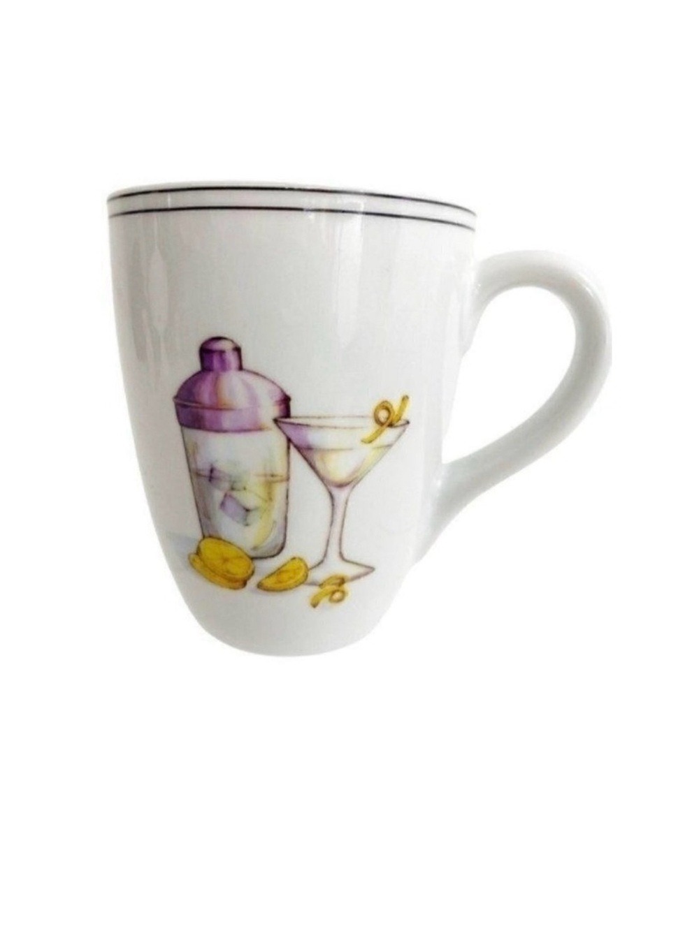 Lemon Martini Coffee Mug Boston Warehouse 12 Ounce